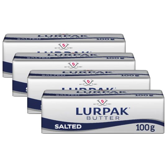 LURPAK SALTED BUTTER 4X100 GMS SPECIAL OFFER