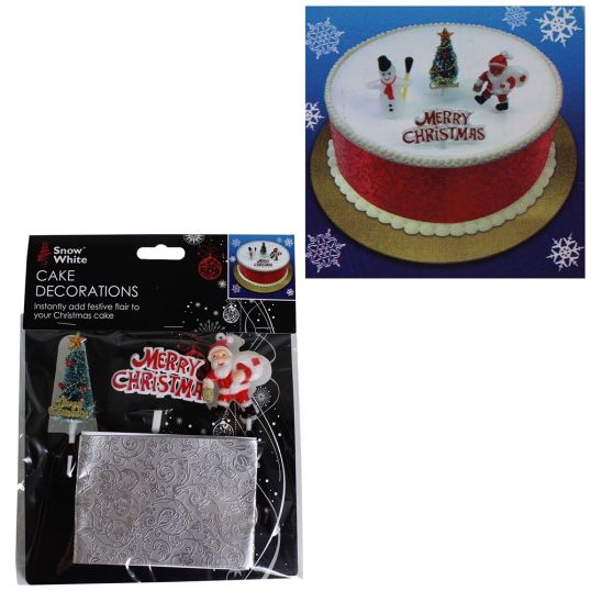 PMS 4PC CHRISTMAS CAKE DECOSET IN PBHC