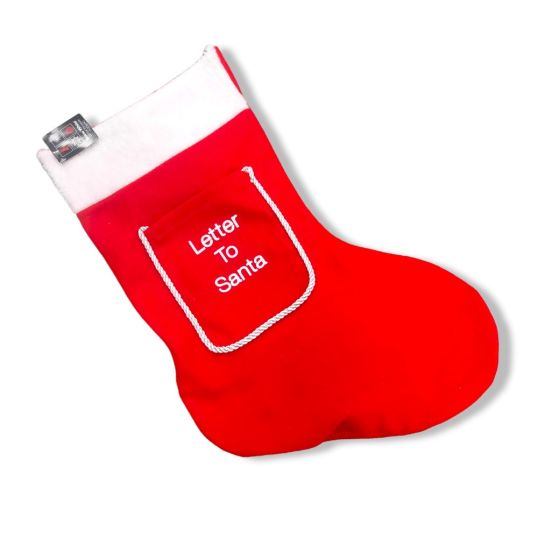 PMS 23" LETTER TO SANTA STOCKING WITH HANG
