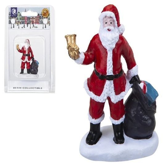 PMS 2.5" RESIN SANTA FIGURE IN CLAM PACK MWC