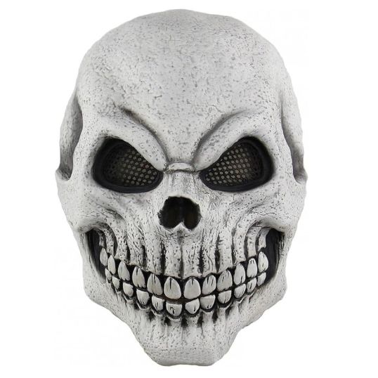 HAUNTED HOUS WHITE SKELETON MASK