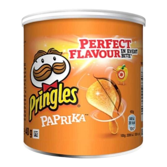 PRINGLES PAPRIKA POTATO CRISPS 40 GMS