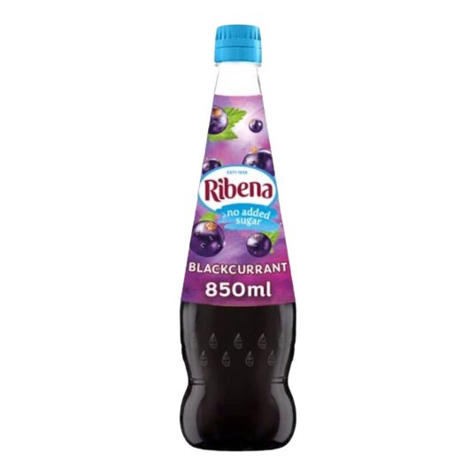 RIBENA CONSTRTD NO ADDED SUGAR BLACKCURRANT 850 ML