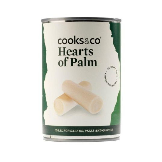 COOKS&CO HEARTS OF PALM WHOLE 400 GMS