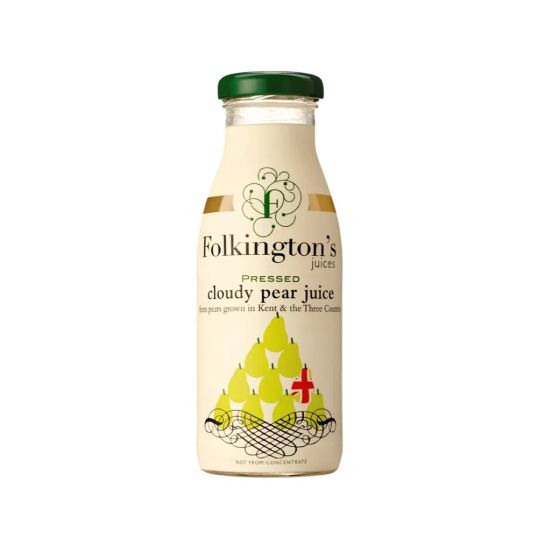 FOLKINGTON'S CLOUDY PEAR JUICE BOTTLE 250 ML