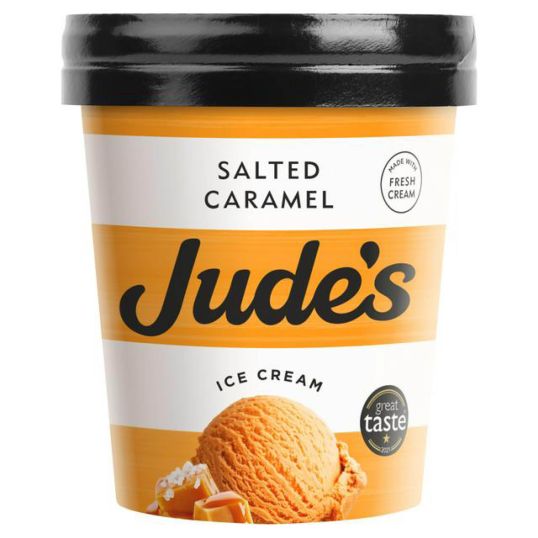 JUDES SALTED CARAMEL DAIRY ICE CREAM 460 ML