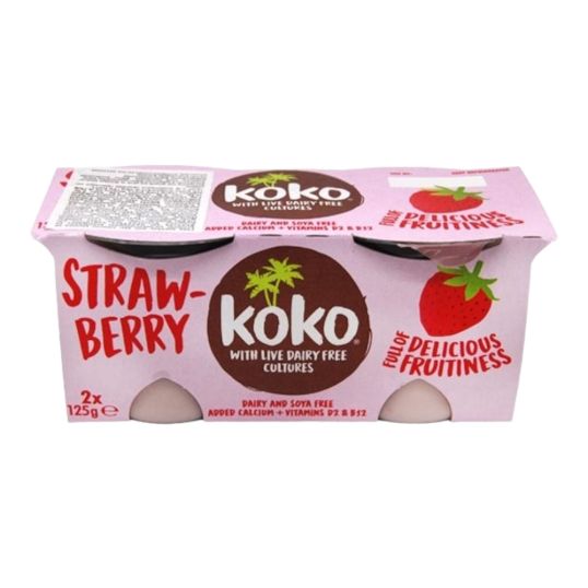 KOKO STRAWBERRY YOGHURT 2X125 GMS