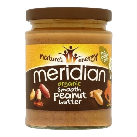 MERIDIAN ORGANIC SMOOTH PEANUT BUTTER 280 GMS