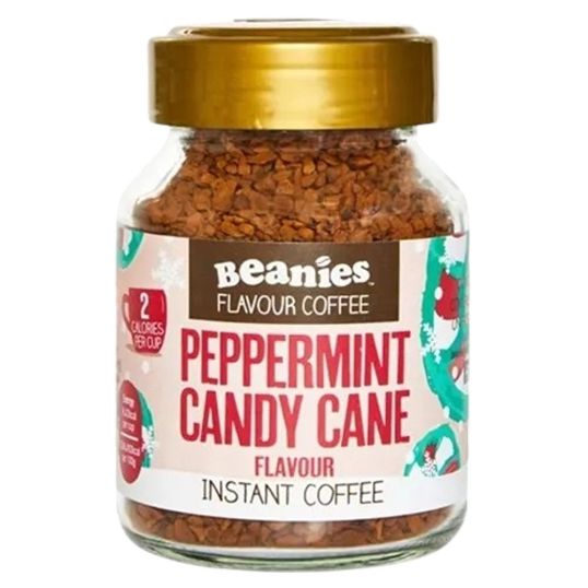 BEANIES PEPPERMINT CANDY CANE FLAVOUR COFFEE 50 GMS