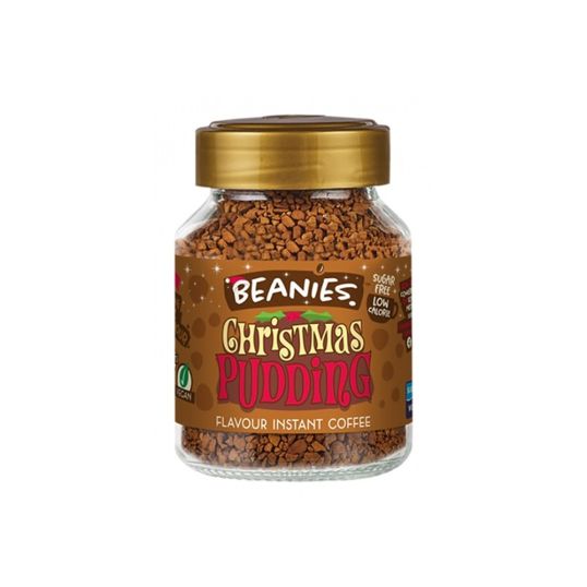 BEANIES FLAVOUR COFFEE CHRISTMAS PUDDING JAR 50 GMS