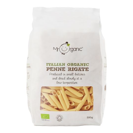 MR ORGANIC WHITE PENNE BAG 500 GMS