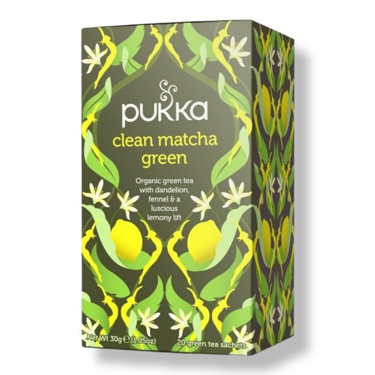 PUKKA CLEAN MATCHA GREEN (20BAGS) 30 GMS