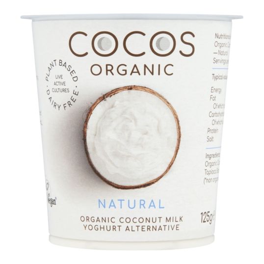 COYO COCOS ORGANIC NATURAL COCONUT YOGHURT 125 GMS