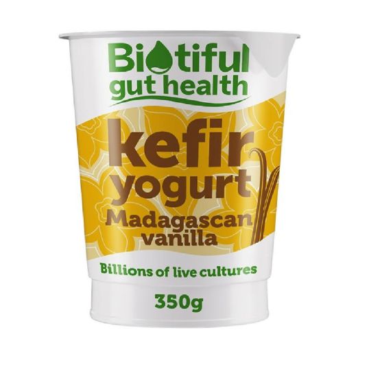 BIOTIFUL KEFIR YOGURT VANILLA 350 GMS