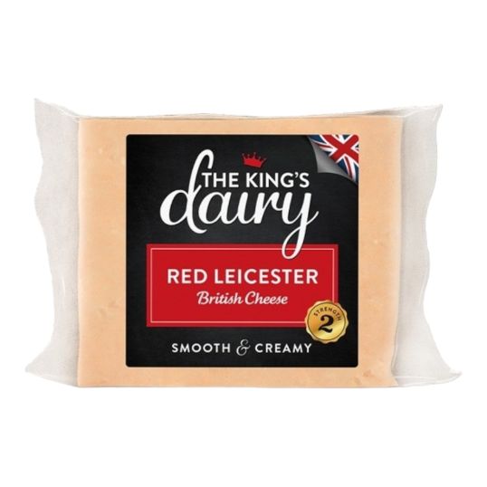 THE KINGS DAIRY RED LEICESTER 200 GMS