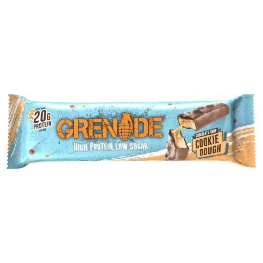 GRENADE HI PROTEIN LOW SUGAR COOKIE DOUGH BAR 60 GMS