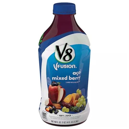 V-8 V FUSION ACAI MIX BERRY JUICE 46 FZ