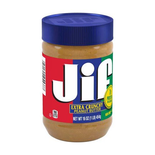 JIF PEANUT BUTTER CRUNCHY 16 OZ