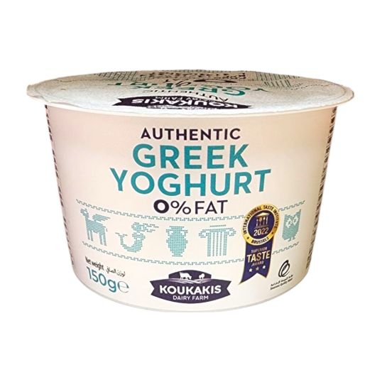 KOUKAKIS GREEK YOGURT 0'PERCENT 150 GMS