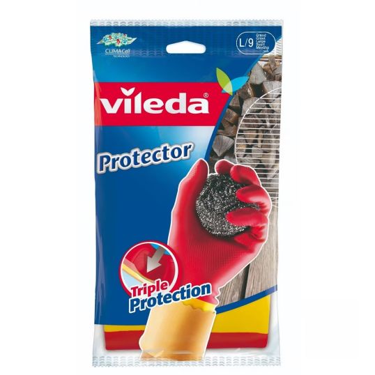 VILEDA GLOVES PROTECTOR LARGE 1'S