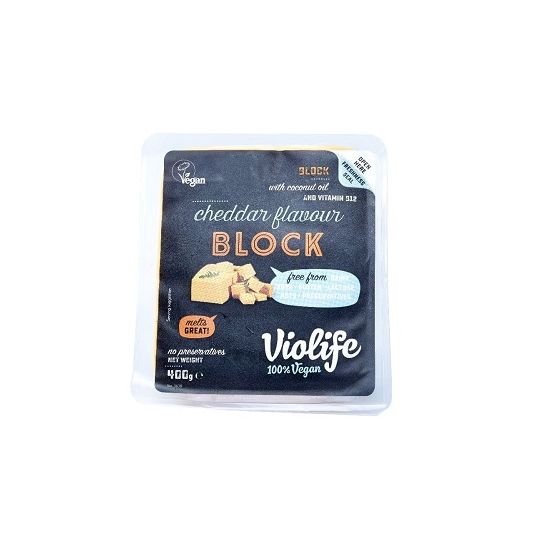 VEGAN VIOLIFE CHEESE BLOCK CHEDDAR