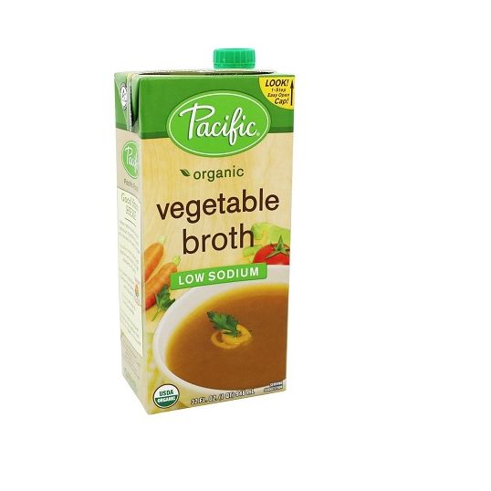 PACIFIC FOODS BROTH VEGETABLE LOW SODIUM OG
