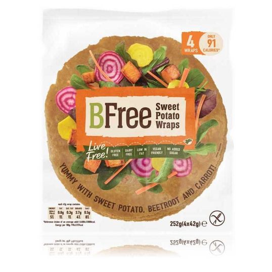 BFREE SWEET POTATO WRAPS 252 GMS