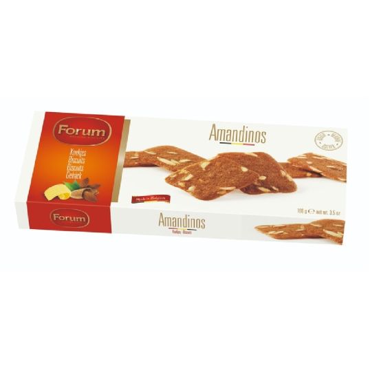 FORUM BUTTER BISCUITS WITH ALMONDS 100 GMS