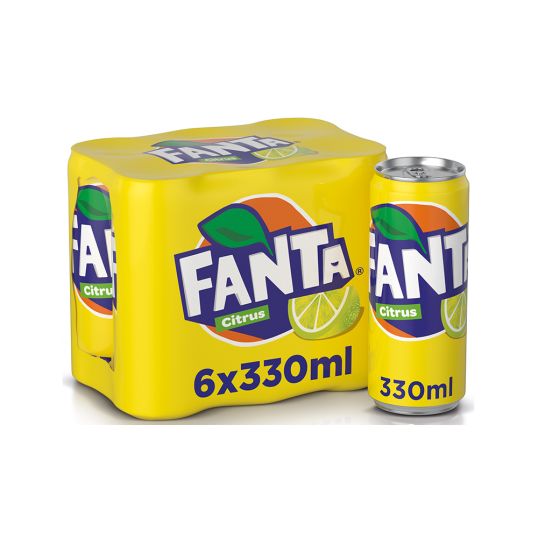 FANTA CITRUS CAN 6X330 ML