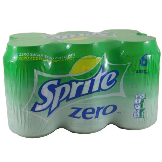 SPRITE ZERO CAN 6X330ML