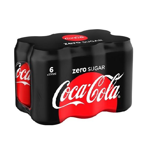 COCA COLA ZERO CALORIES 6X330 ML