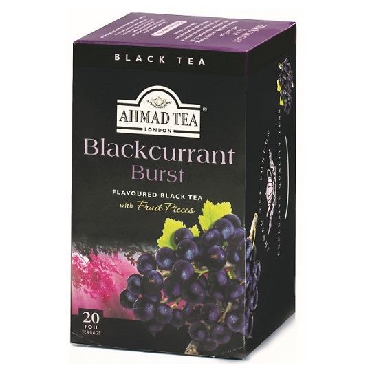 AHMAD TEA BLACKCURRANT FLAVOUR TEA BAGS