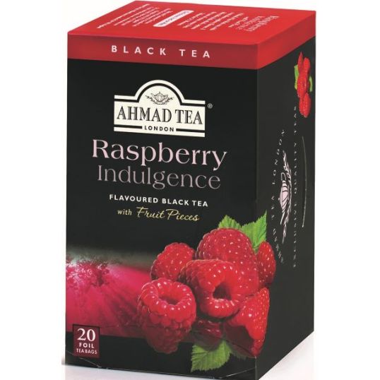 AHMAD TEA RASPBERRY FLAVOUR TEA BAGS