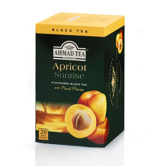 AHMAD TEA APRICOT FLAVOUR TEA BAGS