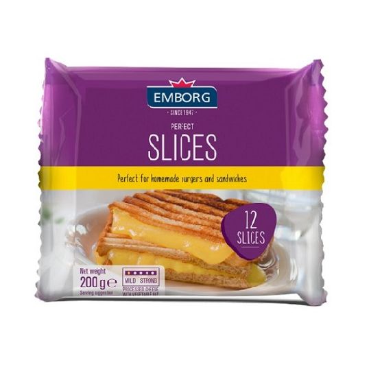 EMBORG PERFECT SLICES 200GM