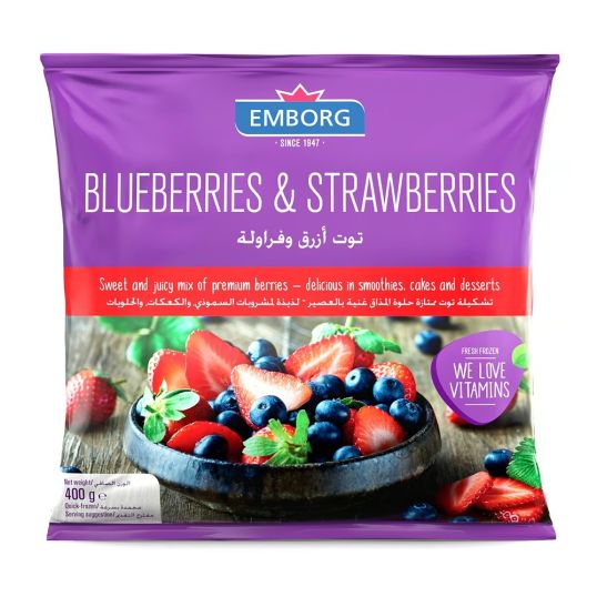 EMBORG MIXED BERRIES 400 GMS