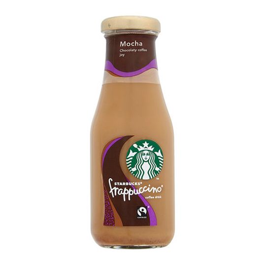 STARBUCKS FRAPPUCCINO MOCHA GLASS BOTTLE