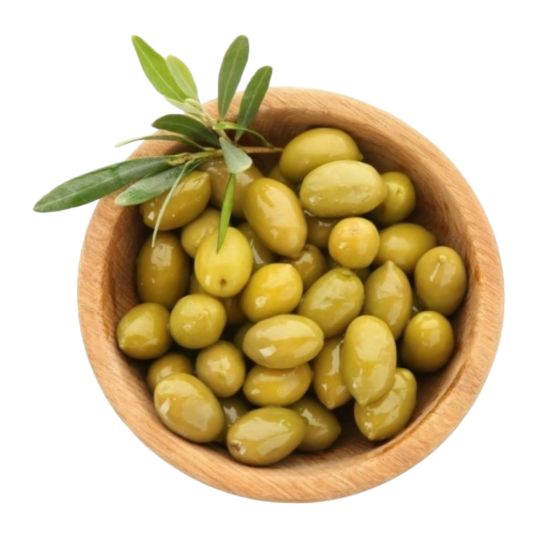 JORDAN GREEN OLIVES PER KG