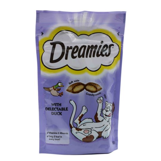 DREAMIES WITH DELECTABLE DUCK 60 GMS