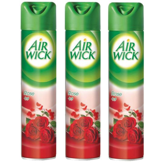 AIRWICK AIR FRESHNER ROSE 300ML 2+1 FREE