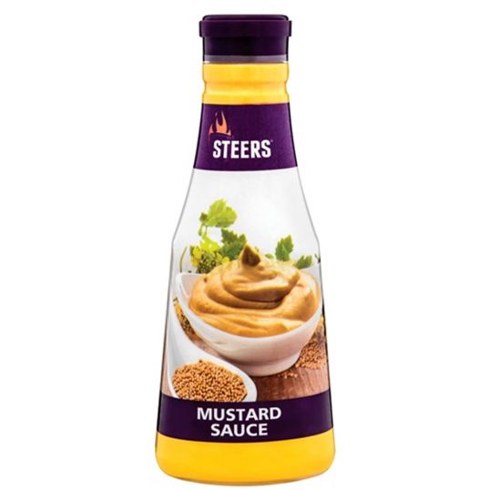 STEERS SAUCE MUSTARD SQUEEZE BOTTLE 375 ML