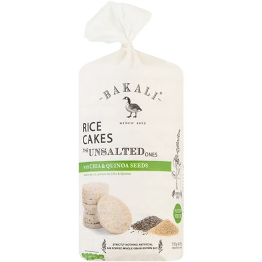 BAKALI RICE CAKES NO SALT 115 GMS