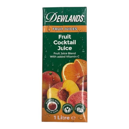 DEWLANDS FRUIT COCKTAIL JUICE 1 LTR