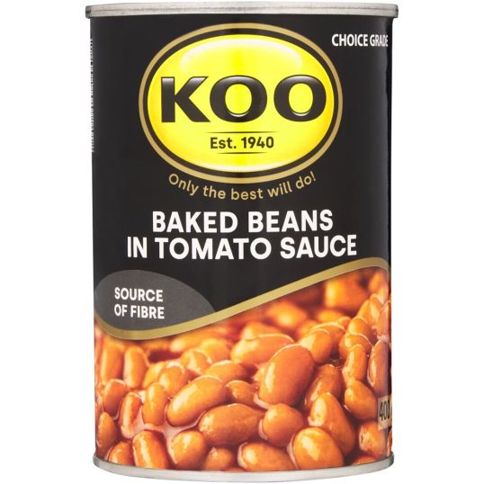 KOO CANNED VEG BAKED BEANS IN TOMATO SAUCE 400 GMS