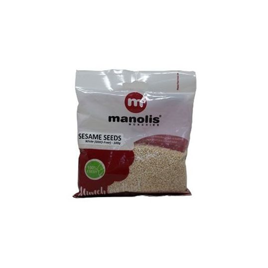 MANOLIS MUNCHIES SESAME WHITE SEEDS 100 GMS