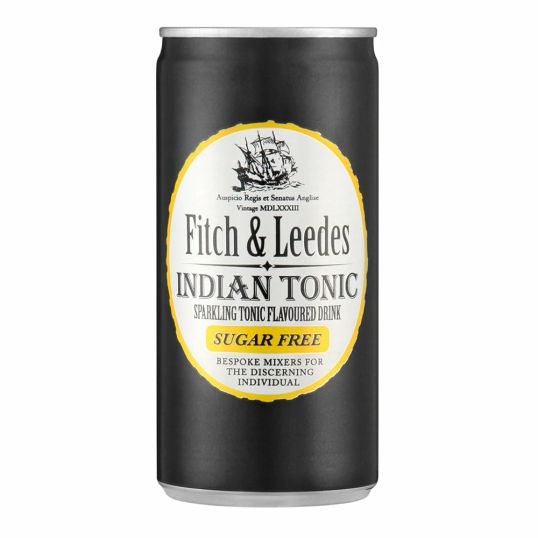 FITCH AND LEEDES CAN INDIAN TONIC SUGAR FREE 200 ML