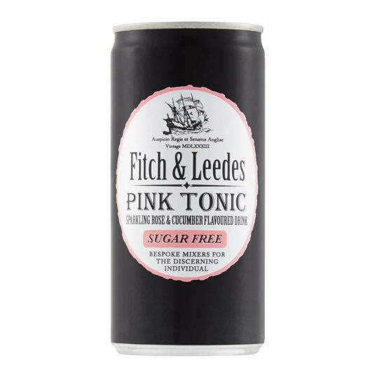 FITCH AND LEEDES SUGAR FREE CAN PINK TONIC 200 ML