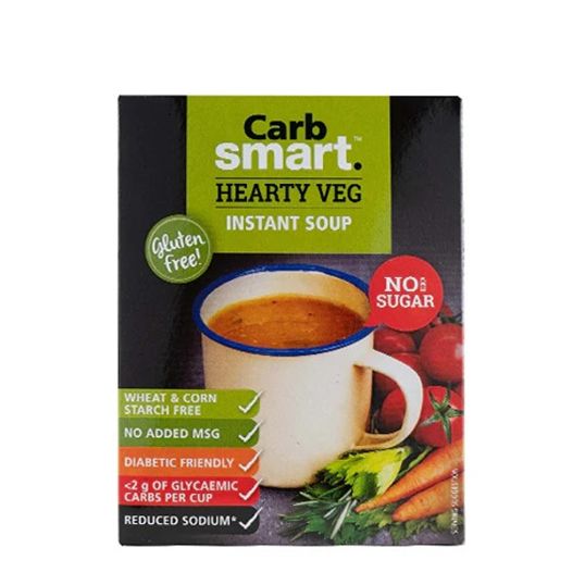 CARB SMART INSTANT SOUP HEARTY VEG SOUP 68 GMS