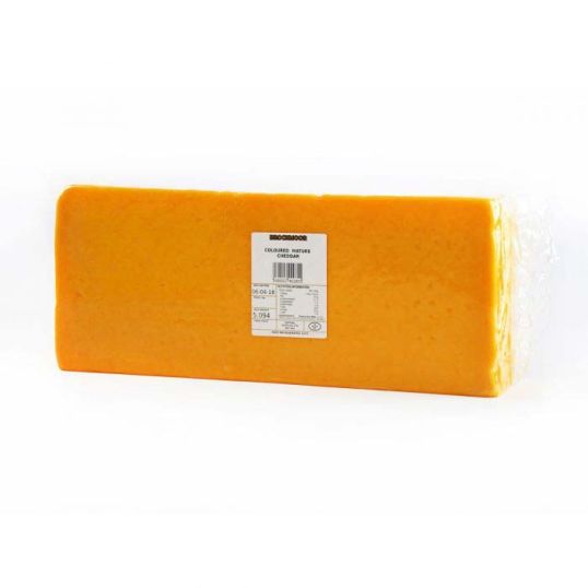 ENGLISH MATURE COLOURED CHEDDAR PER 1KG