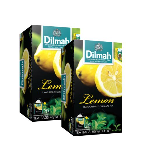 DILMAH LEMON FLAVOUR TEA BAG 2X20'S @SPL PRICE